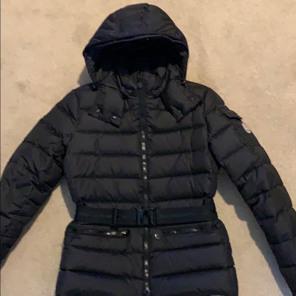 Moncler jacket with removable belt